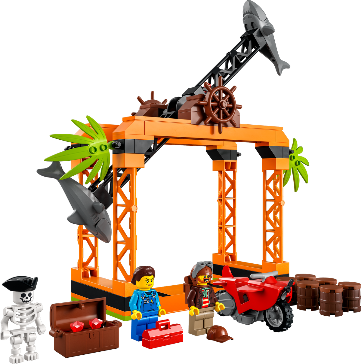 60342 The Shark Attack Stunt Challenge product image 3, provided for visual reference and product detail review