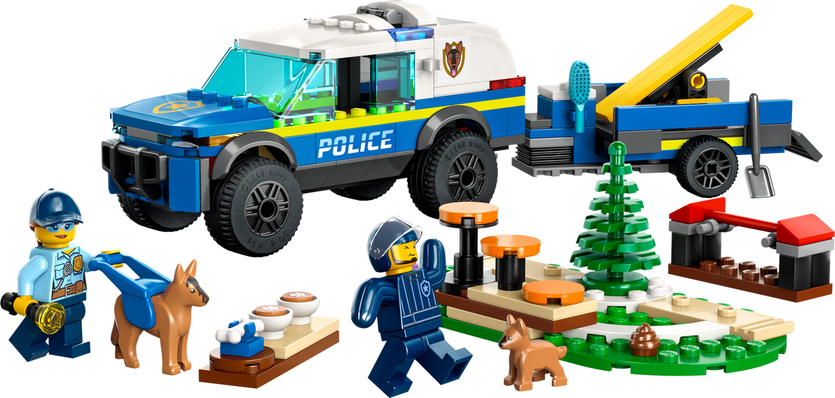 60369 Mobile Police Dog Training product image 3, provided for visual reference and product detail review