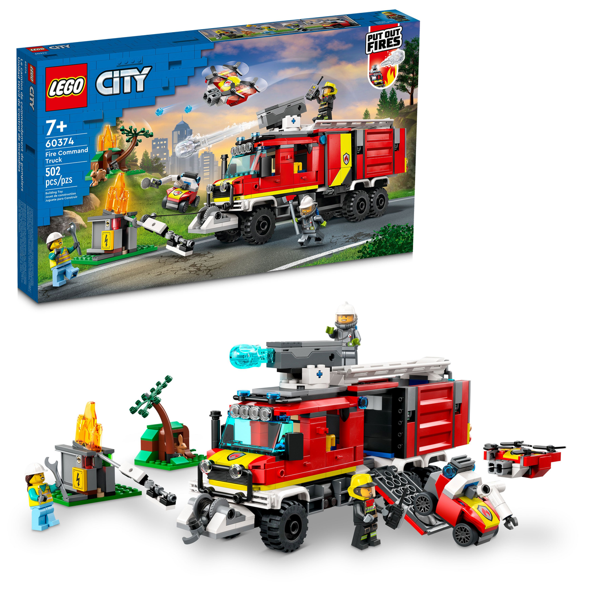 60374 Fire Command Truck product image 1, provided for visual reference and product detail review