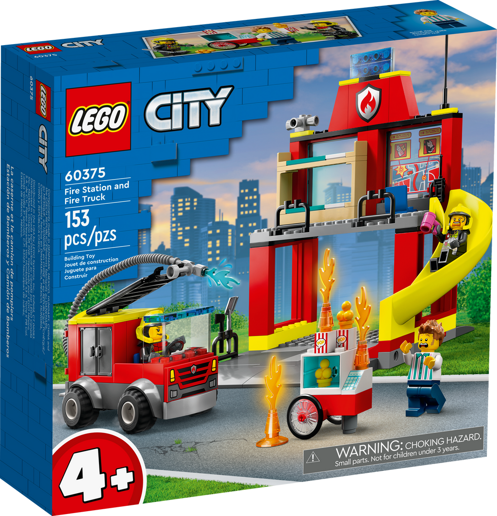 60375 Fire Station and Fire Truck product image 2, provided for visual reference and product detail review