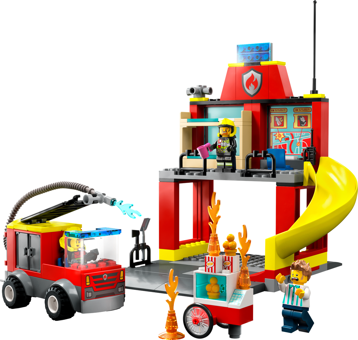 60375 Fire Station and Fire Truck product image 3, provided for visual reference and product detail review