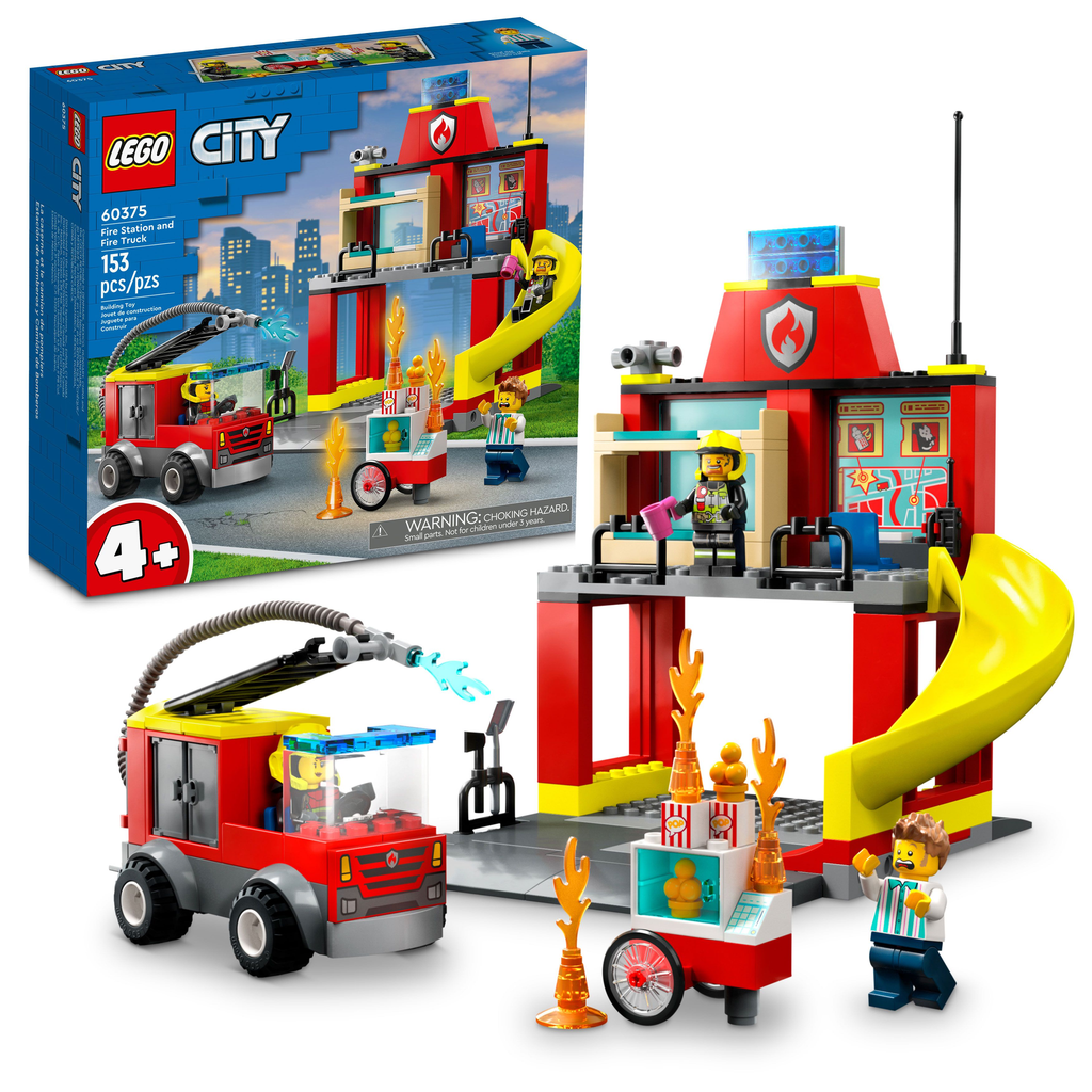 60375 Fire Station and Fire Truck product image 1, provided for visual reference and product detail review
