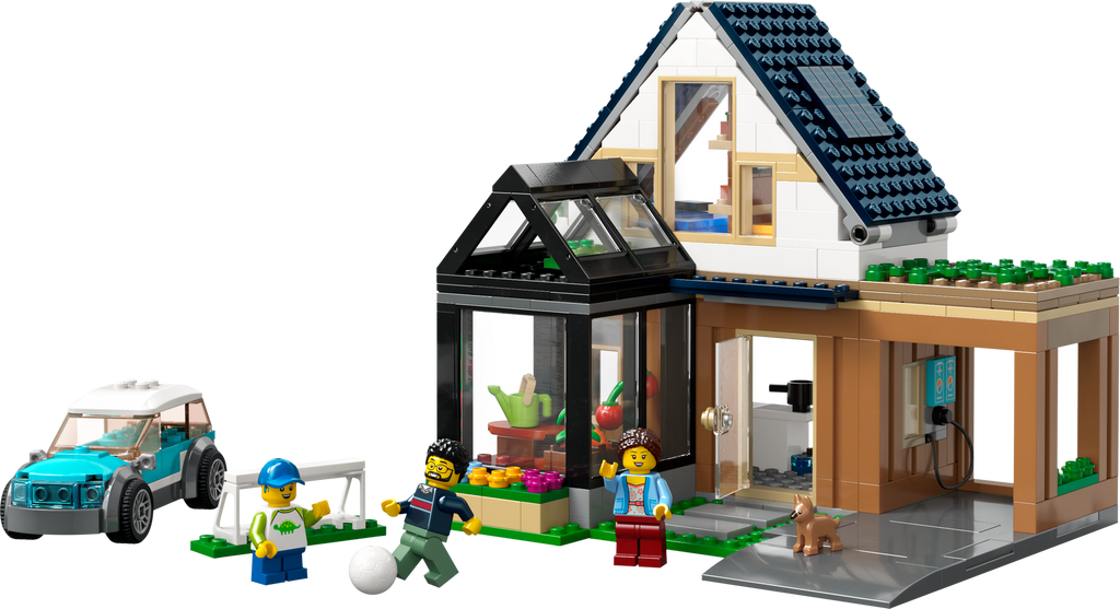60398 Family House and Electric Car* product image 3, provided for visual reference and product detail review