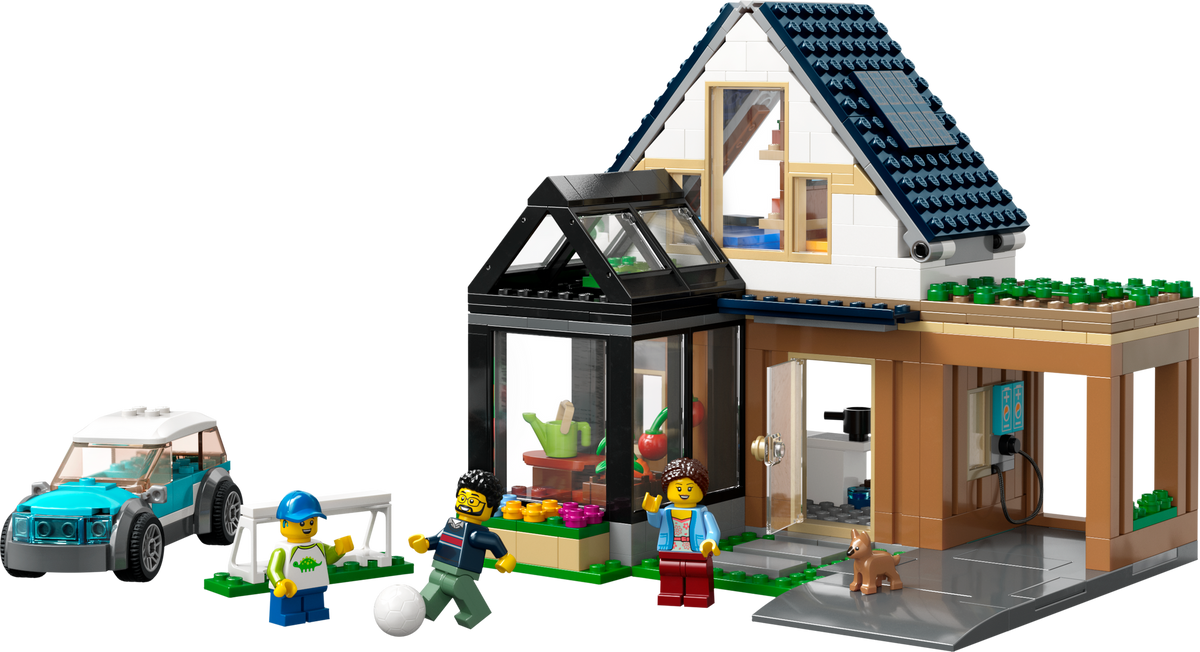 60398 Family House and Electric Car* product image 3, provided for visual reference and product detail review