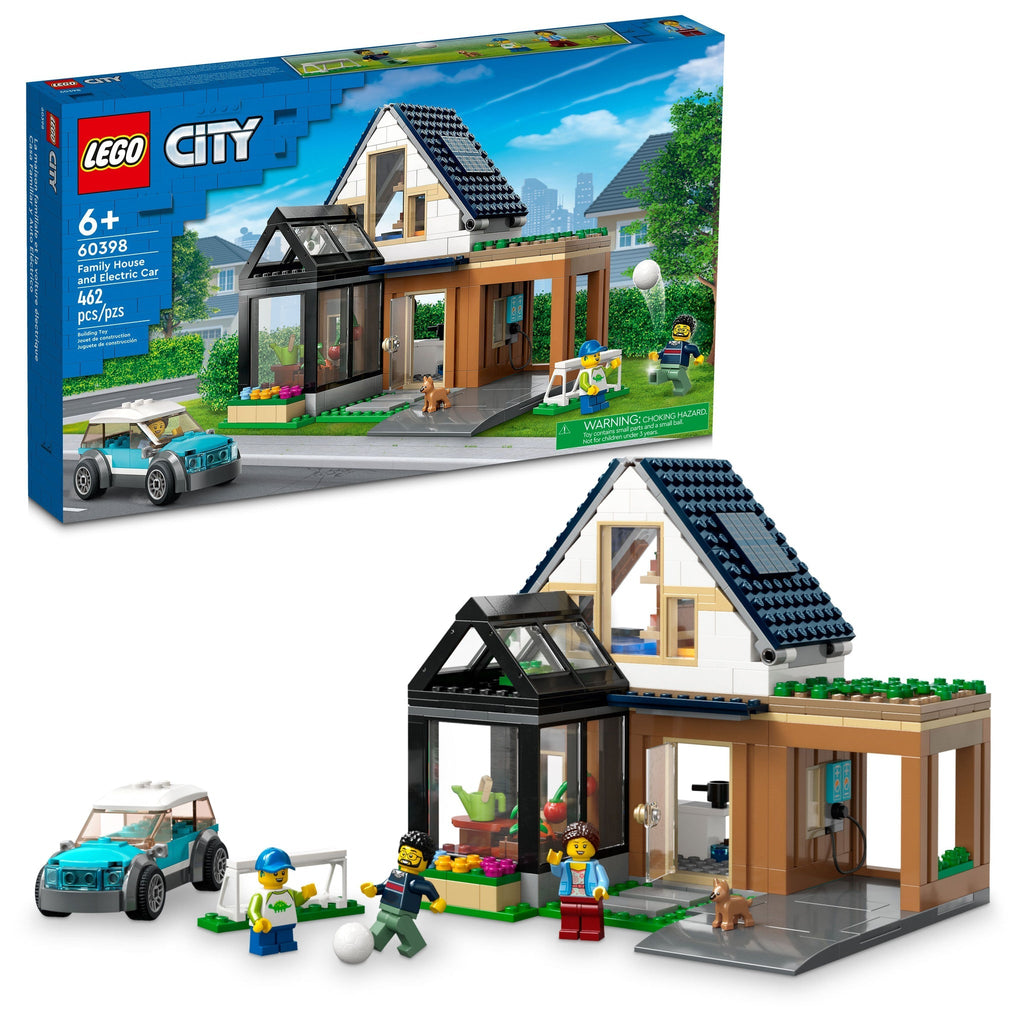 60398 Family House and Electric Car* product image 1, provided for visual reference and product detail review