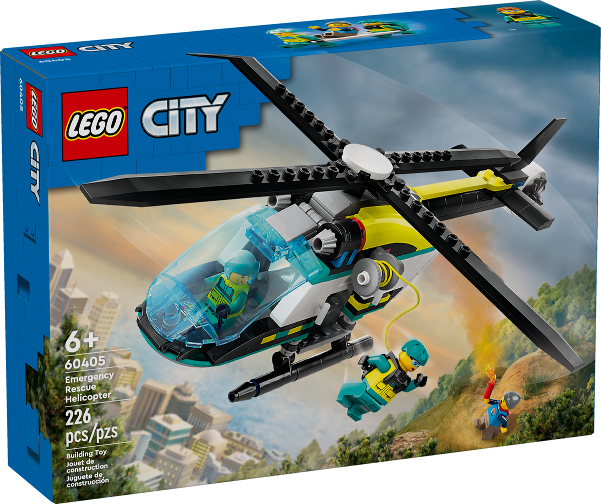 60405 Emergency Rescue Helicopter* product image 2, provided for visual reference and product detail review