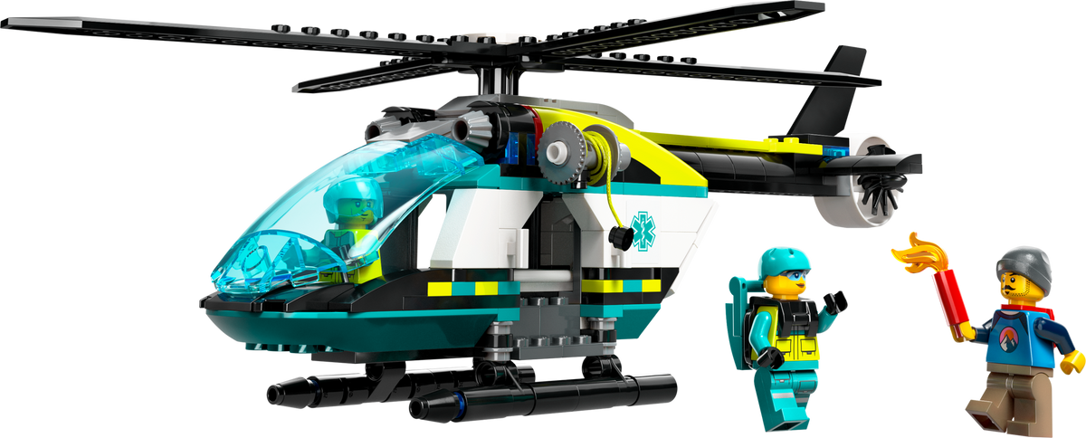 60405 Emergency Rescue Helicopter* product image 3, provided for visual reference and product detail review