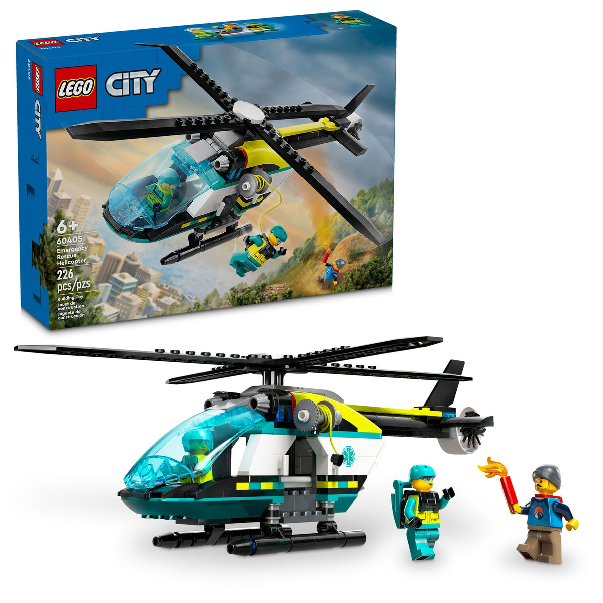 60405 Emergency Rescue Helicopter* product image 1, provided for visual reference and product detail review