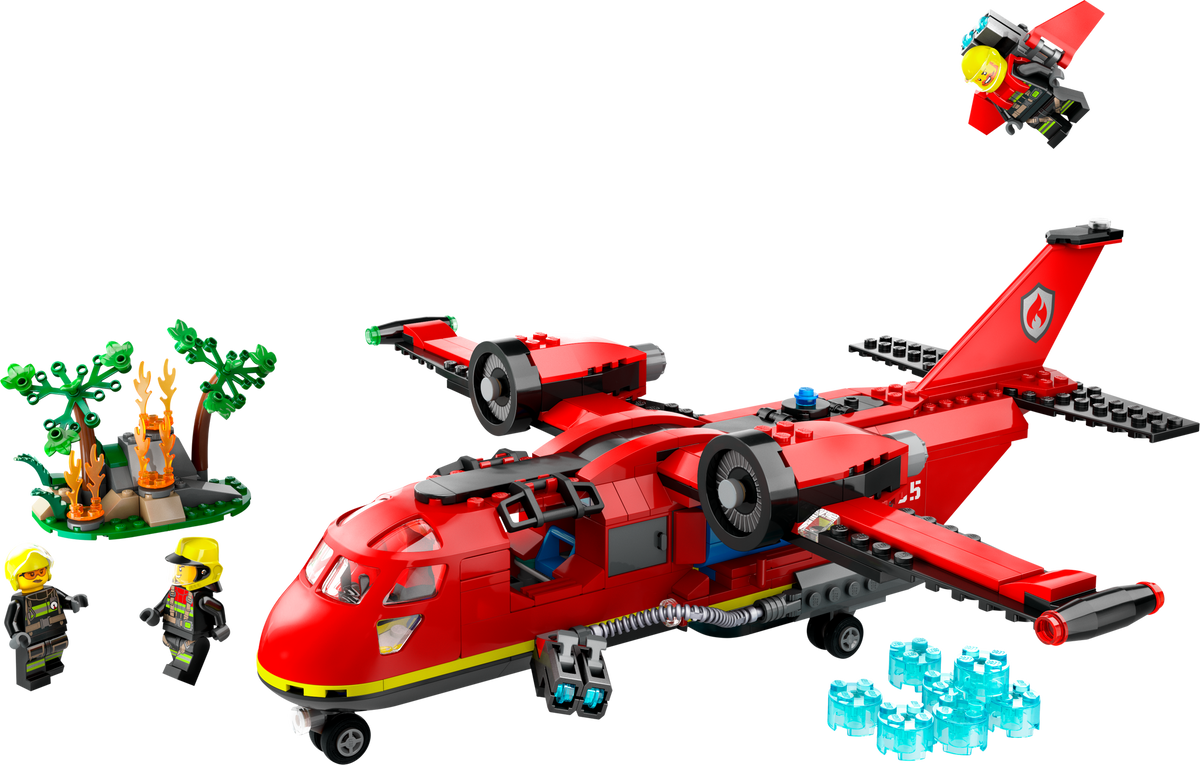 60413 Fire Rescue Plane product image 3, provided for visual reference and product detail review