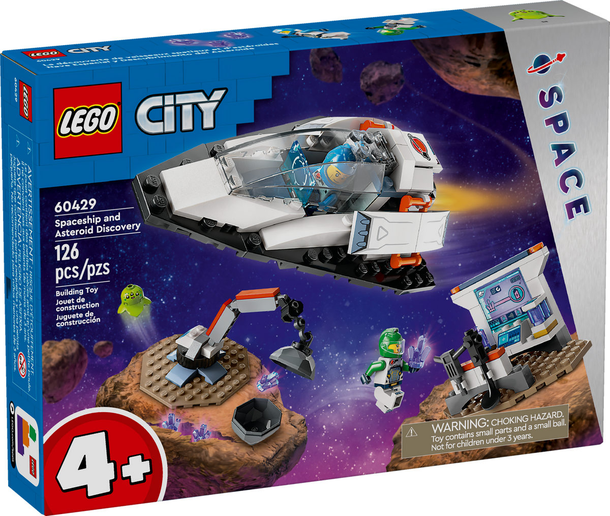 60429 Spaceship and Asteroid Discovery product image 2, provided for visual reference and product detail review