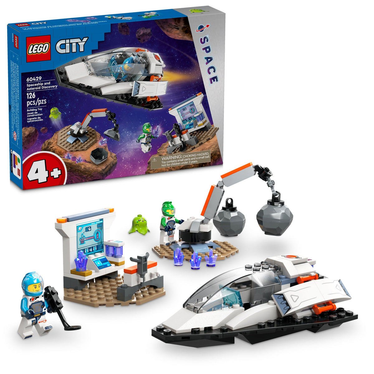 60429 Spaceship and Asteroid Discovery product image 1, provided for visual reference and product detail review