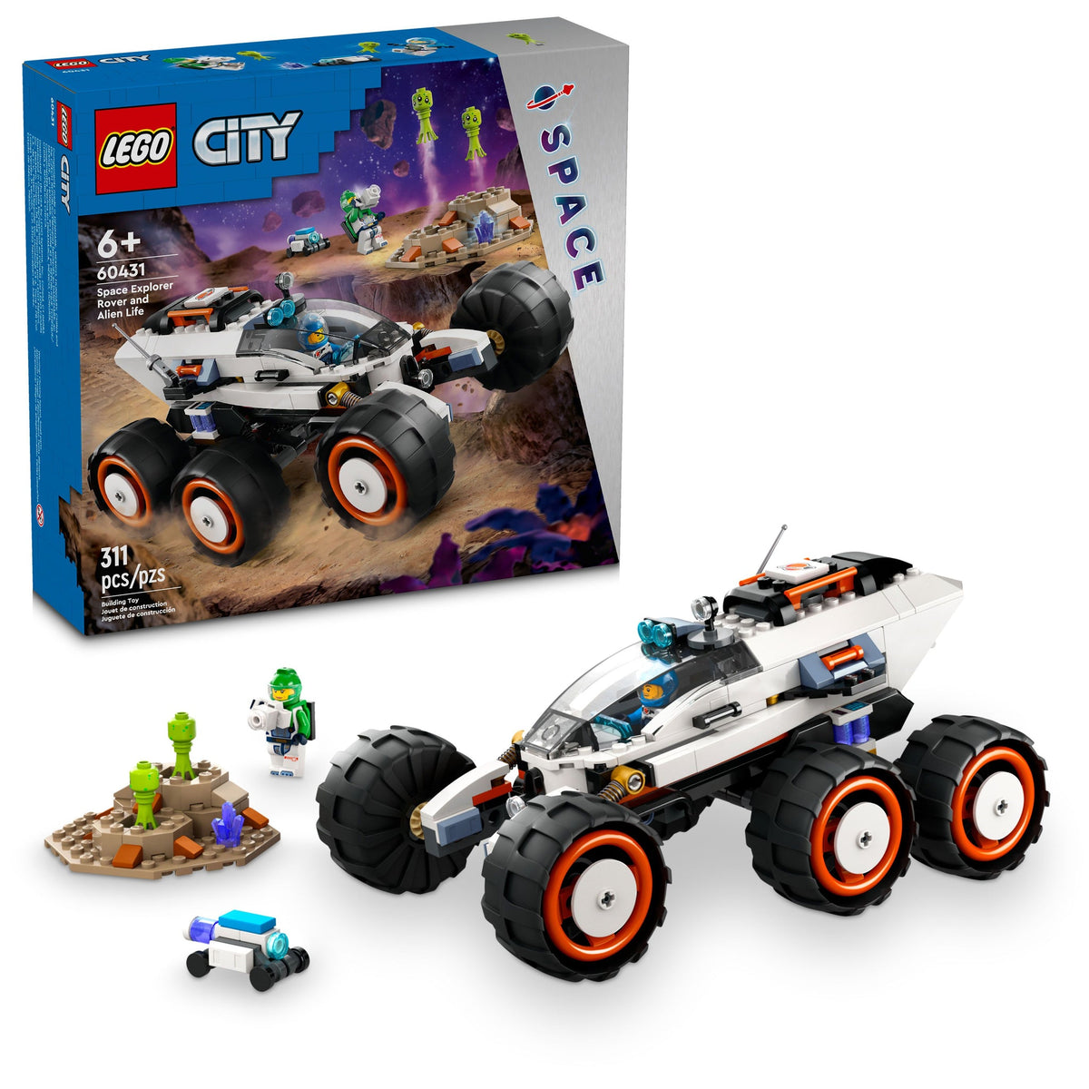 60431 Space Explorer Rover and Alien Life product image 1, provided for visual reference and product detail review