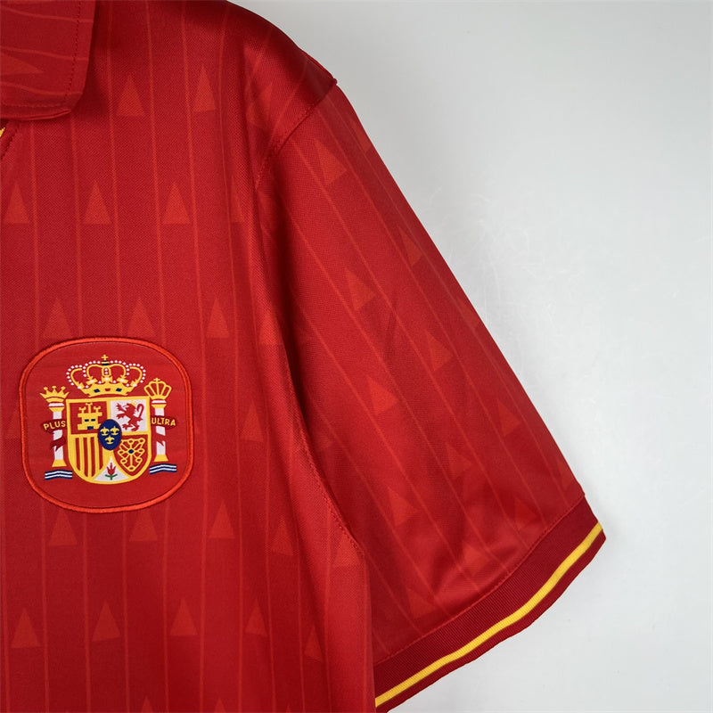 Spain Jersey Home kit 1988 1991 Retro Football Team Soccer product image 5