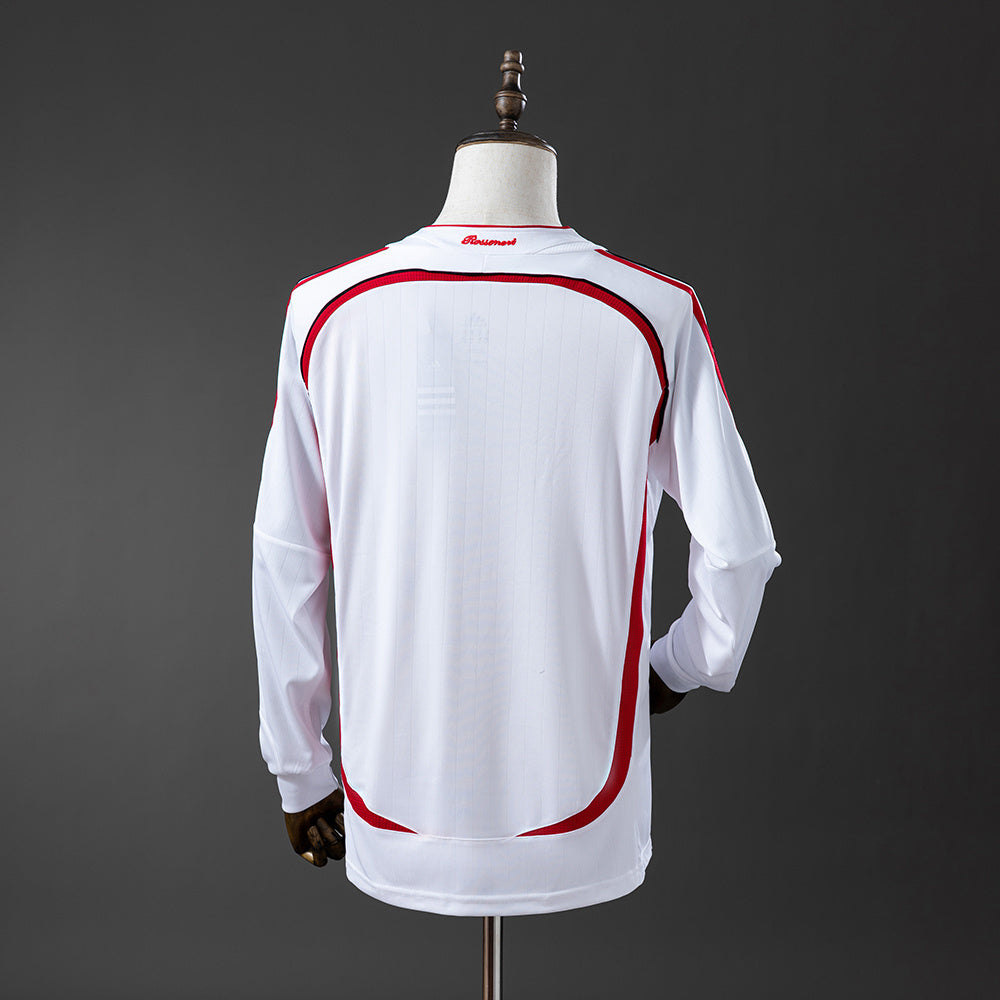 AC Milan Jersey 2006/07 Away Retro Football Kit Long Sleeves product image 2