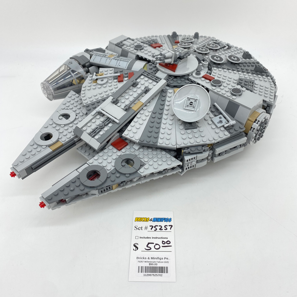 75257 Millennium Falcon (U2) product image 1, provided for visual reference and product detail review