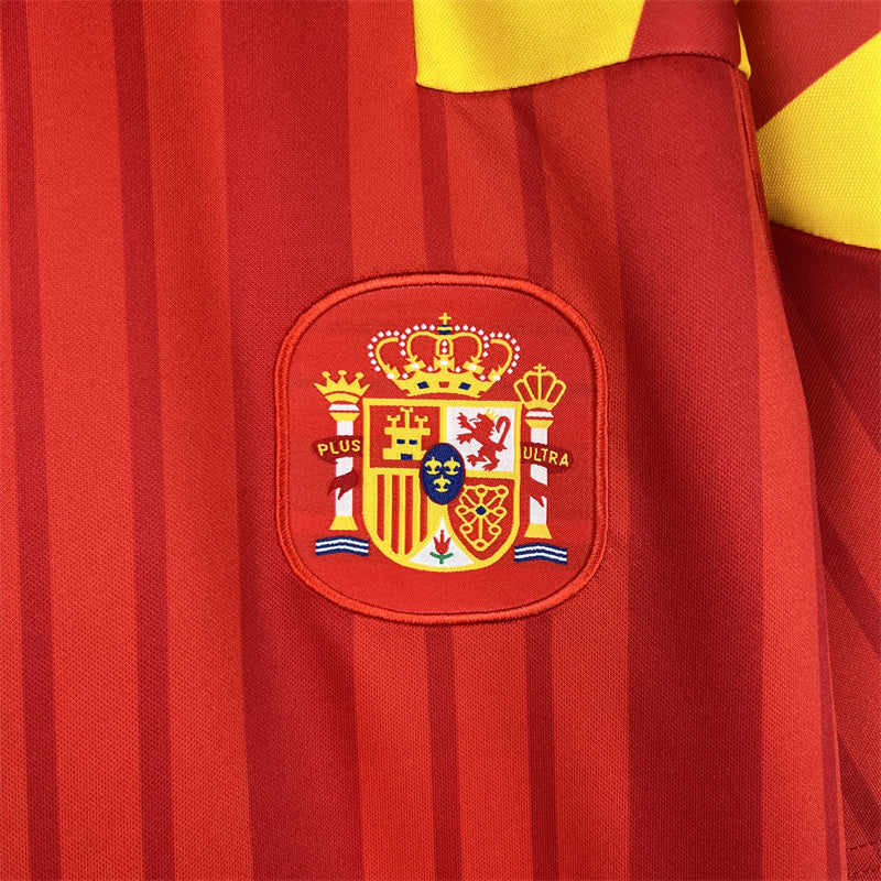 Spain Jersey Home kit 1992 1994 Retro Football Team Soccer product image 3