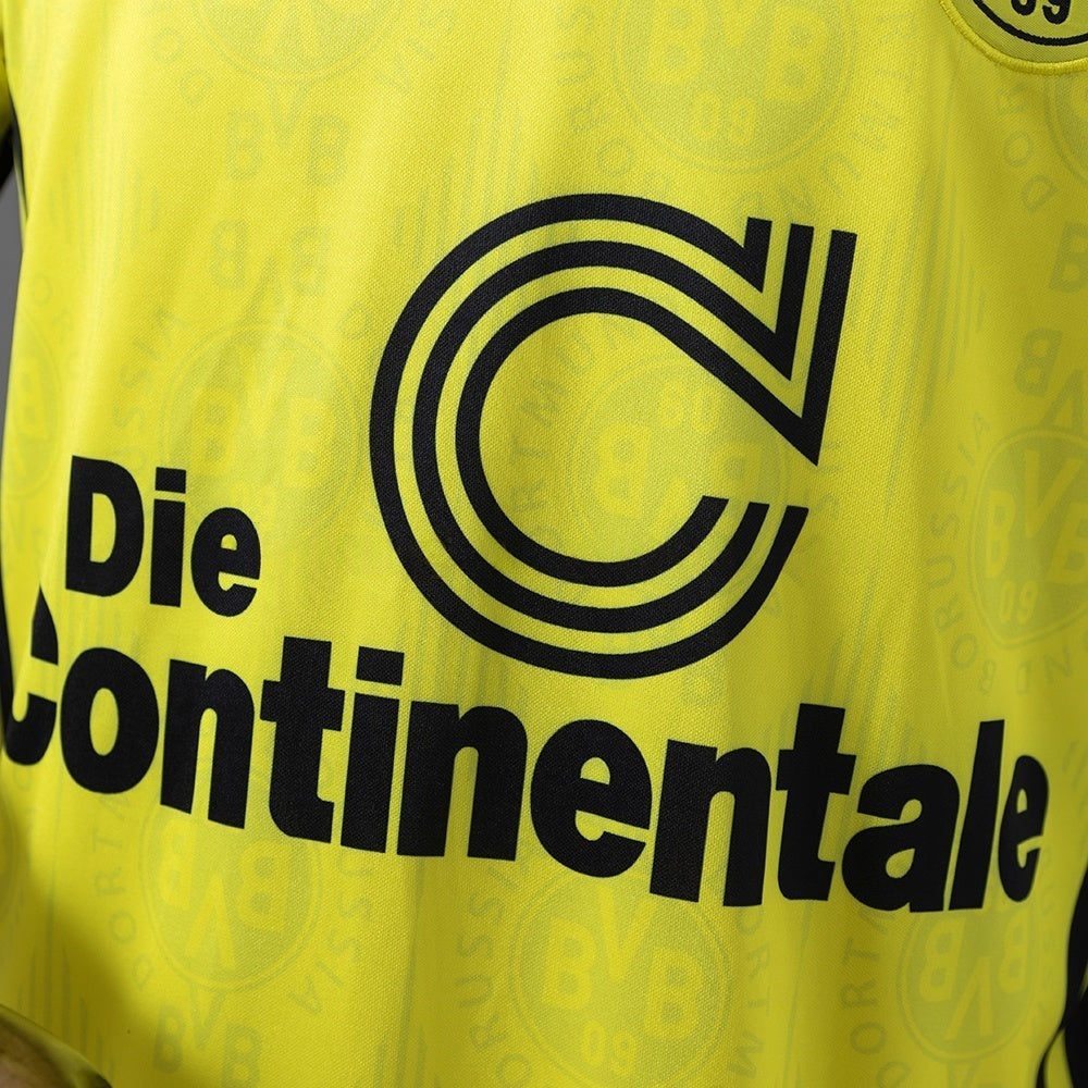 Dortmund Home Jersey 1996-97 Retro Football Kit Long Sleeves product image 3
