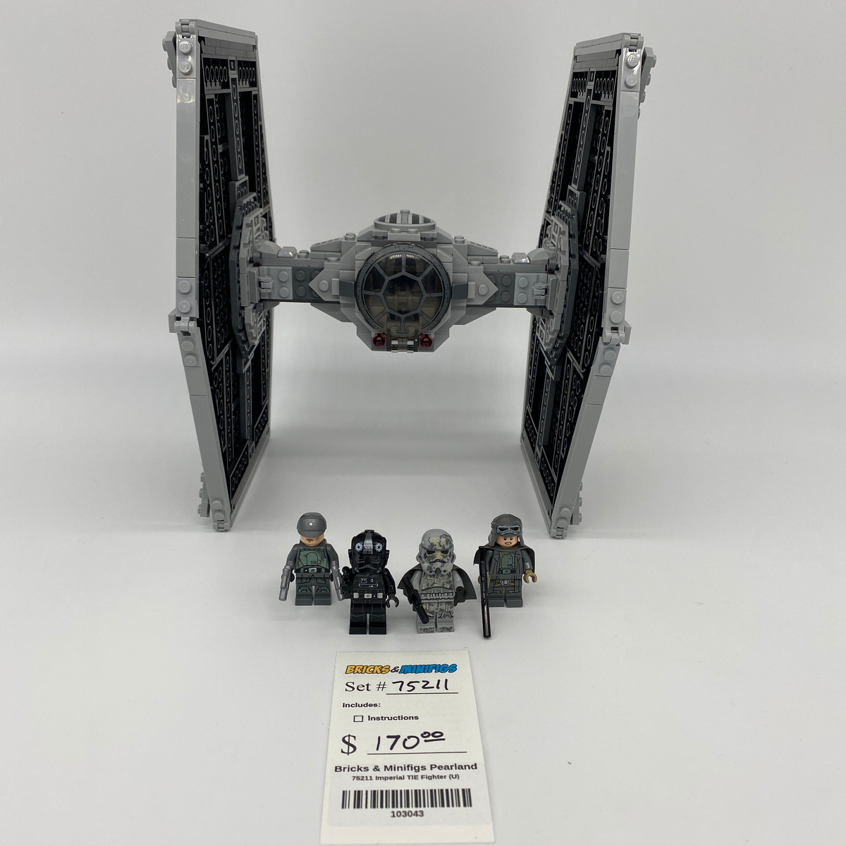 75211 Imperial TIE Fighter (U) product image 1, provided for visual reference and product detail review
