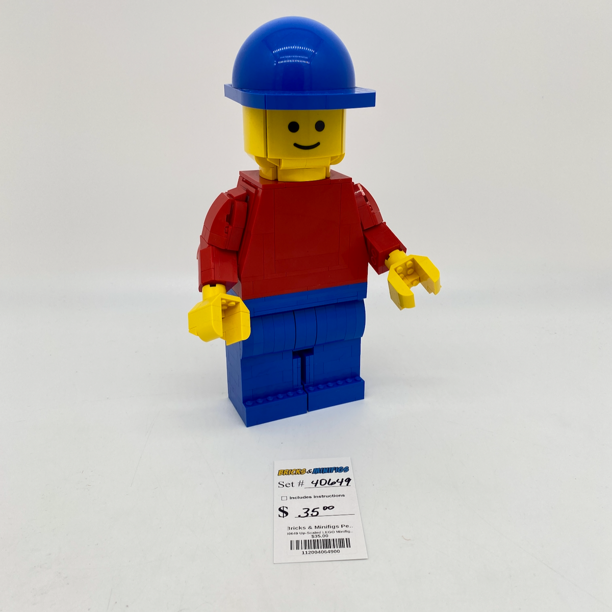 40649 Up-Scaled LEGO Minifigure (U) product image 1, provided for visual reference and product detail review