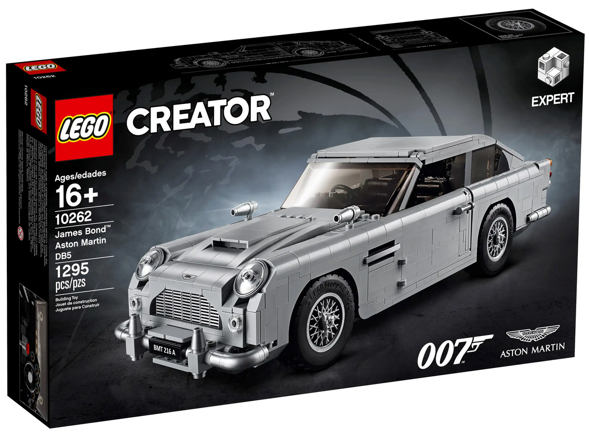 10262 James Bond™ Aston Martin DB5 product image 1, provided for visual reference and product detail review