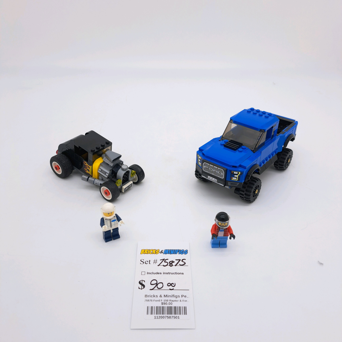 75875 Ford F-150 Raptor & Ford Model A Hot Rod (U1) product image 1, provided for visual reference and product detail review
