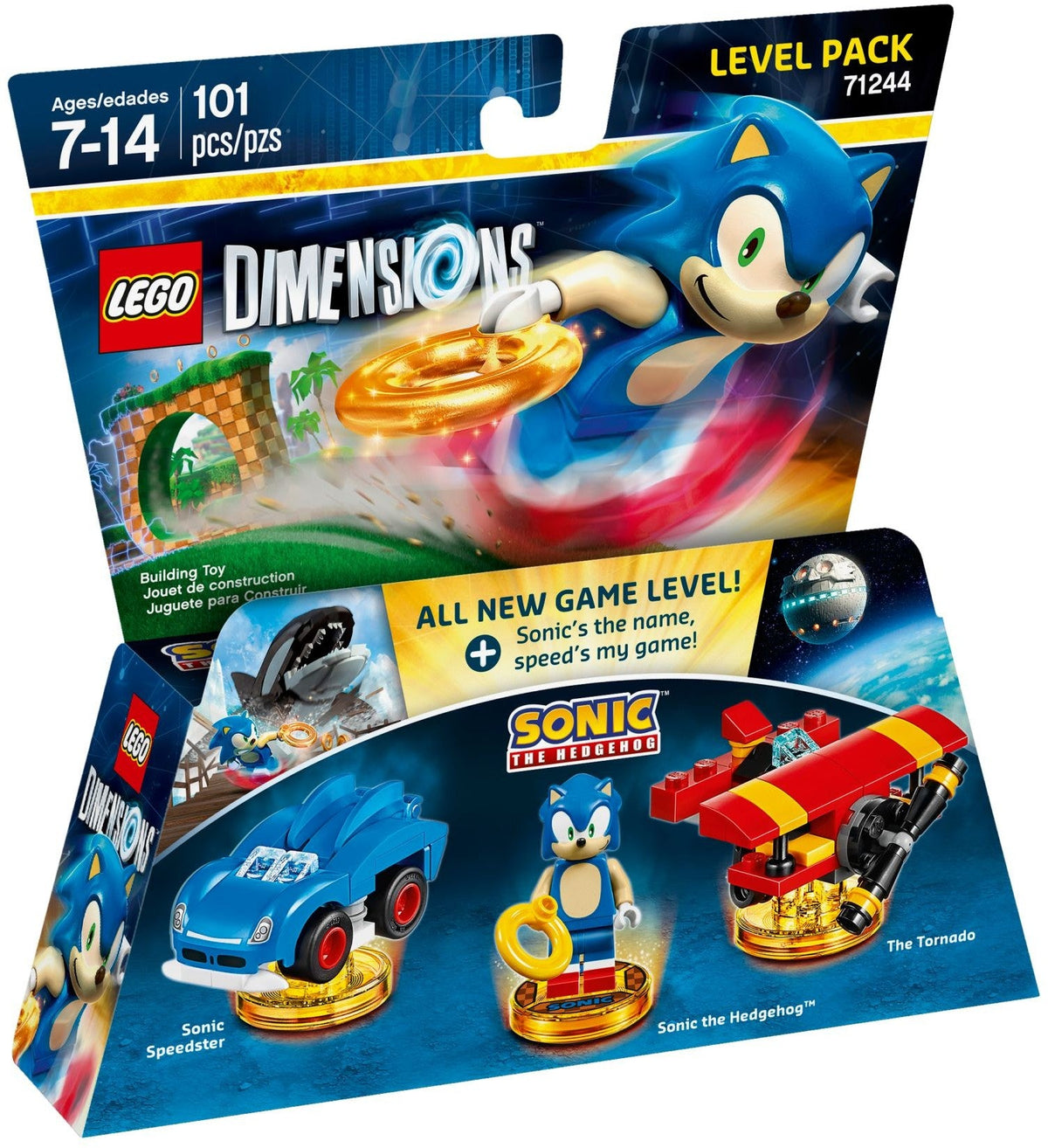 71244 Sonic the Hedgehog Level Pack product image 1, provided for visual reference and product detail review