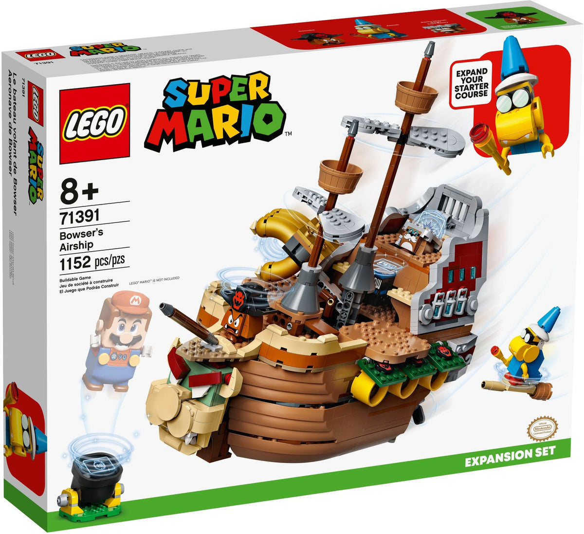 71391 Bowser's Airship Expansion Set product image 2, provided for visual reference and product detail review