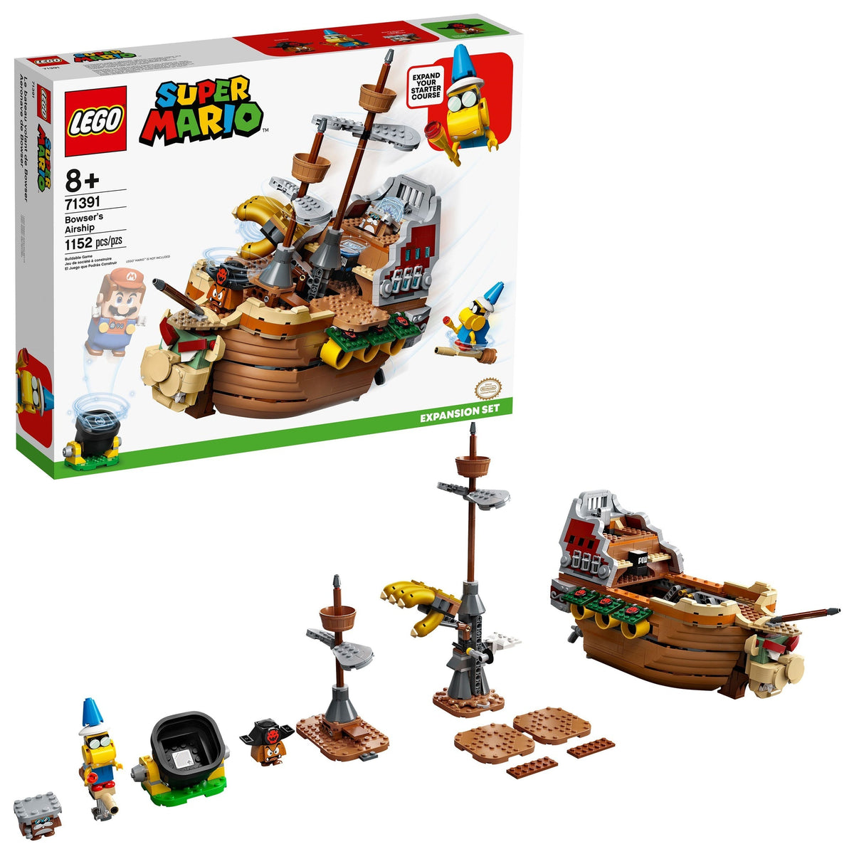 71391 Bowser's Airship Expansion Set product image 1, provided for visual reference and product detail review