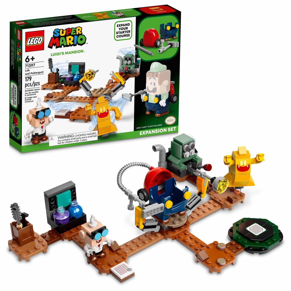 71397 Luigi's Mansion Lab and Poltergust Expansion Set* product image 1, provided for visual reference and product detail