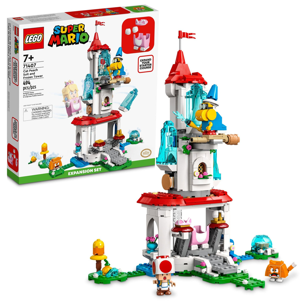 71407 Cat Peach Suit and Frozen Tower Expansion Set product image 1, provided for visual reference and product detail review