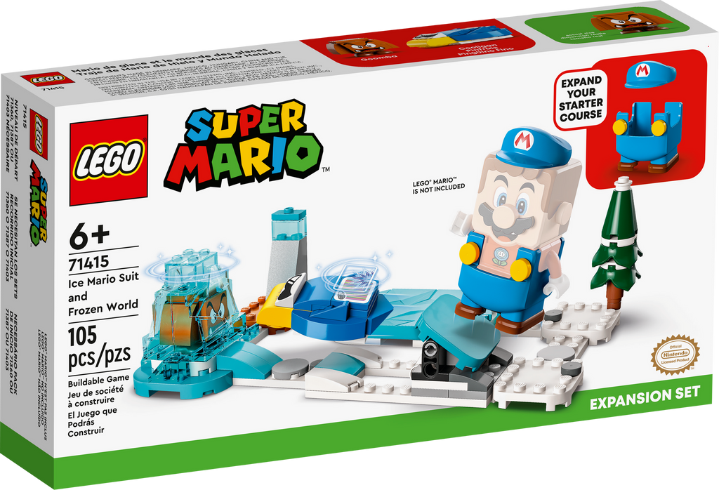71415 Ice Mario Suit and Frozen World Expansion Set product image 2, provided for visual reference and product detail review