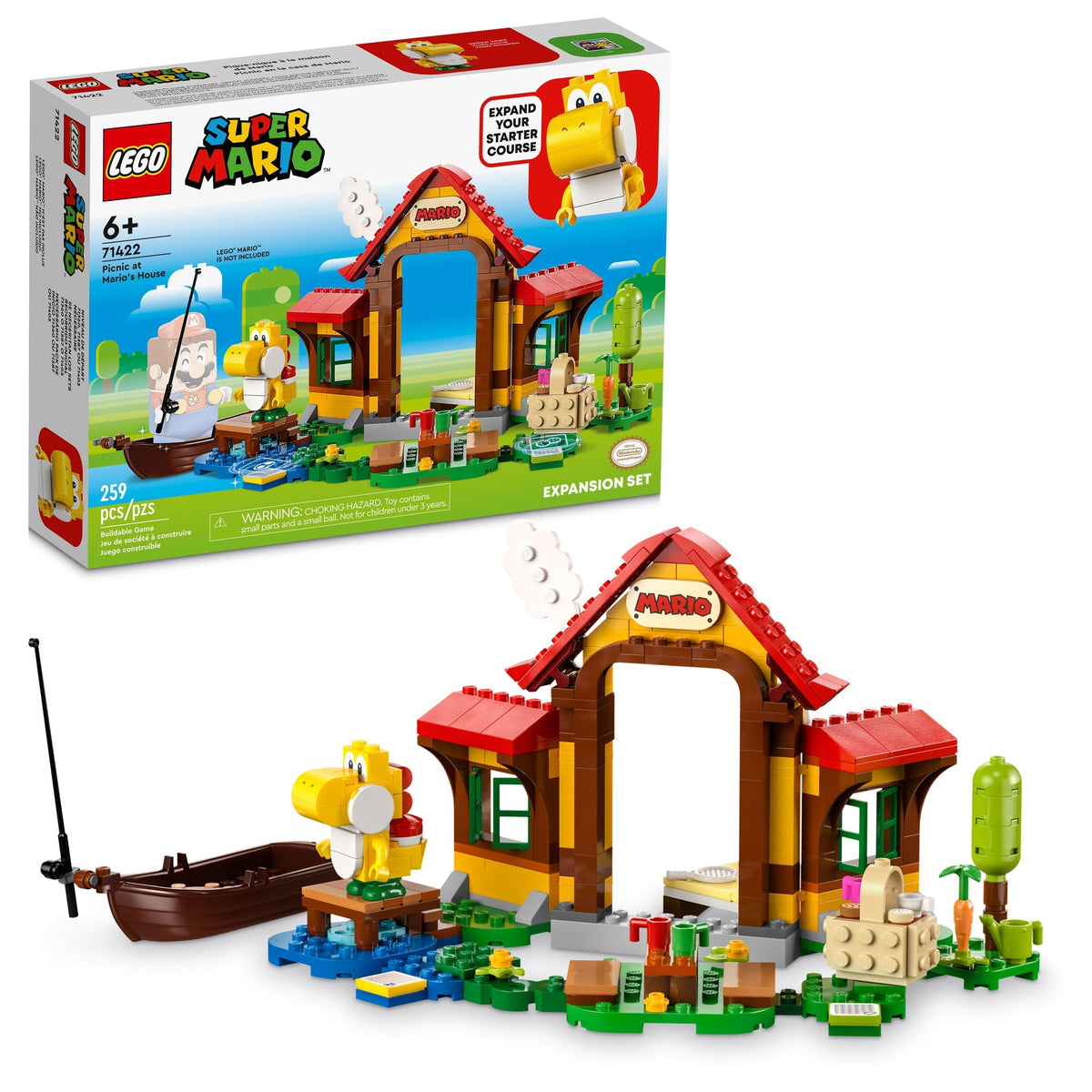 71422 Picnic at Mario's House Expansion Set product image 1, provided for visual reference and product detail review