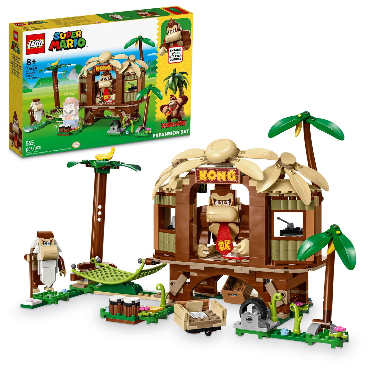 71424 Donkey Kong's Tree House Expansion Set product image 1, provided for visual reference and product detail review