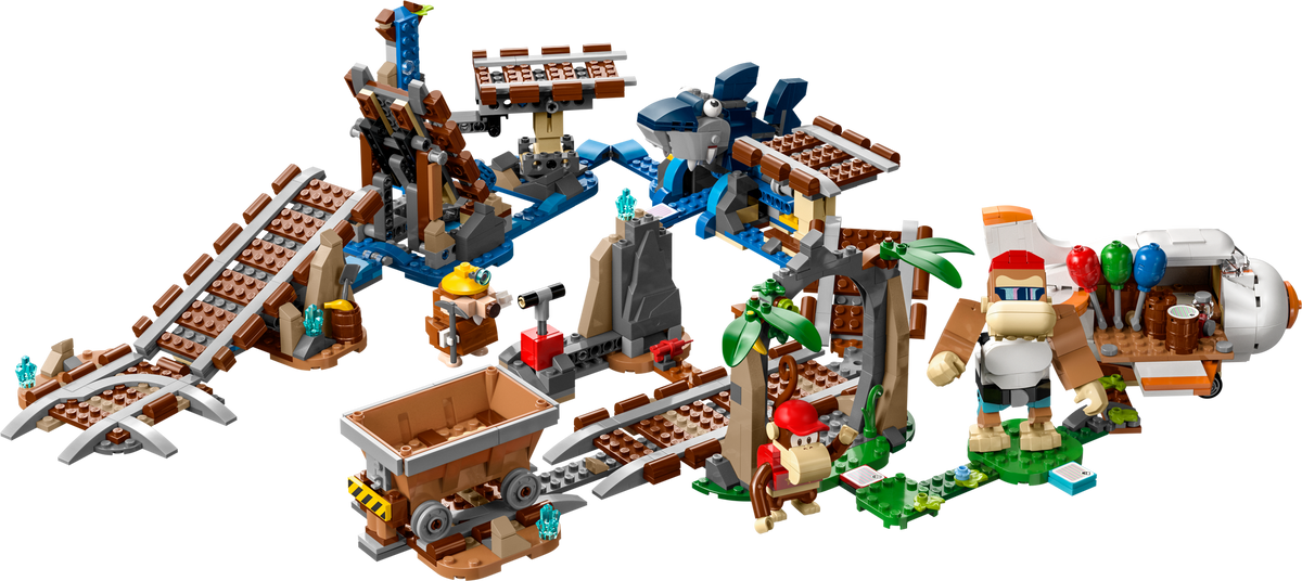 71425 Diddy Kong's Mine Cart Ride Expansion Set product image 3, provided for visual reference and product detail review