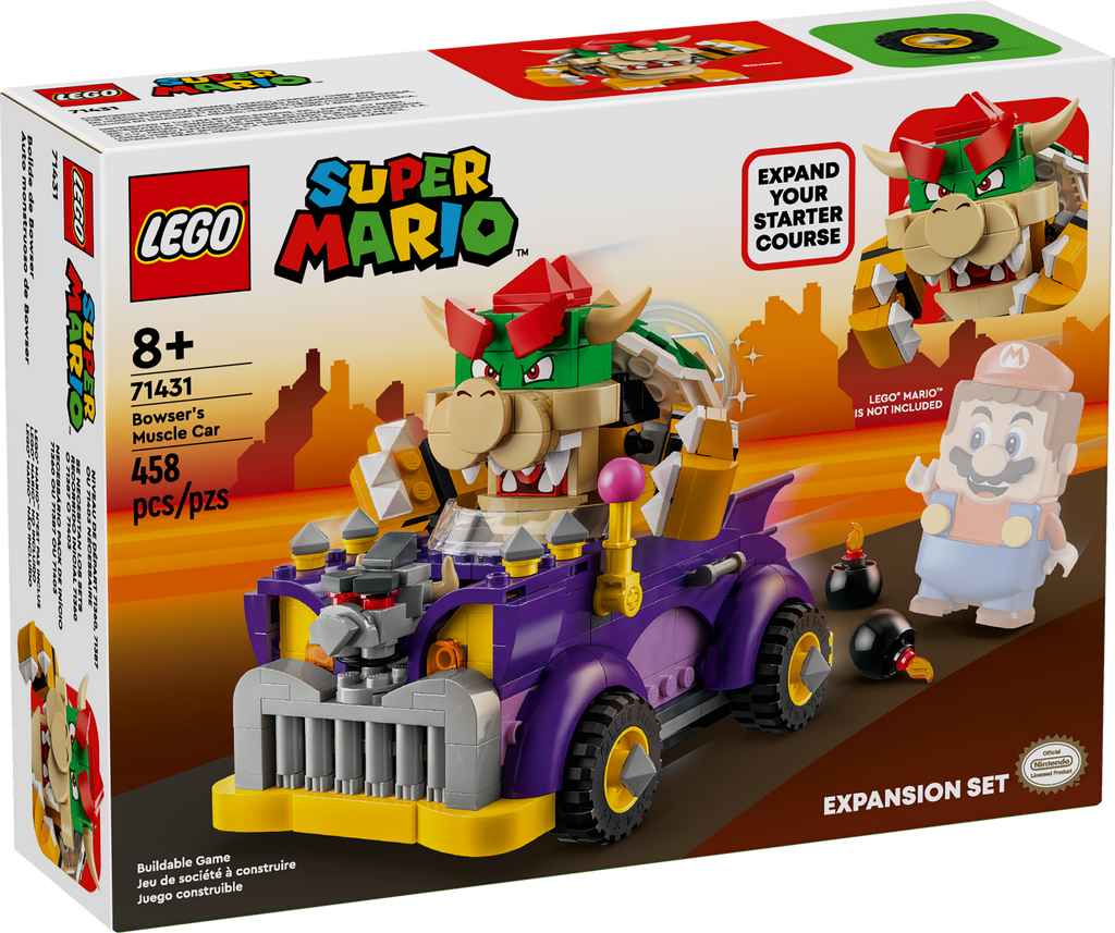 71431 Bowser's Muscle Car Expansion Set* product image 2, provided for visual reference and product detail review