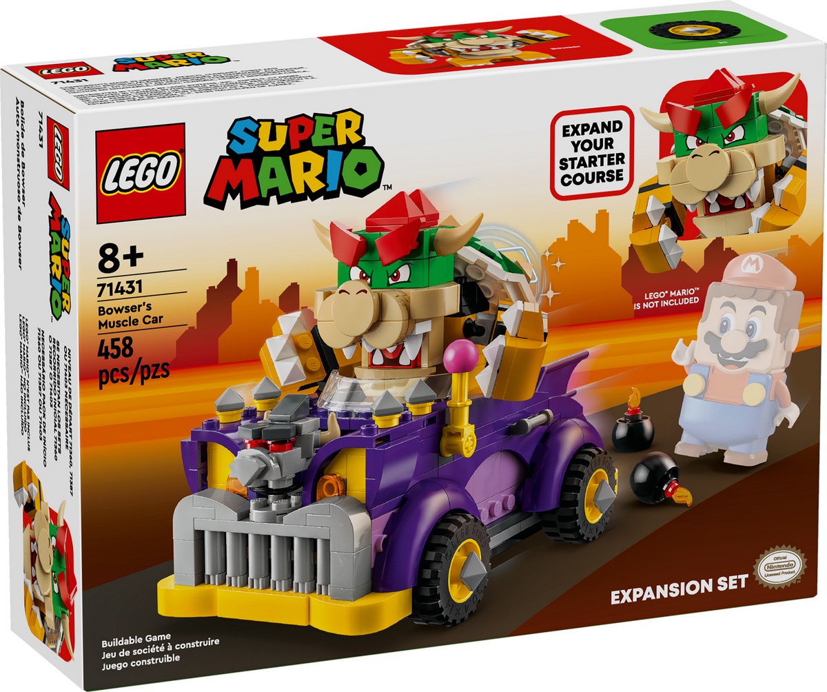 71431 Bowser's Muscle Car Expansion Set* product image 2, provided for visual reference and product detail review