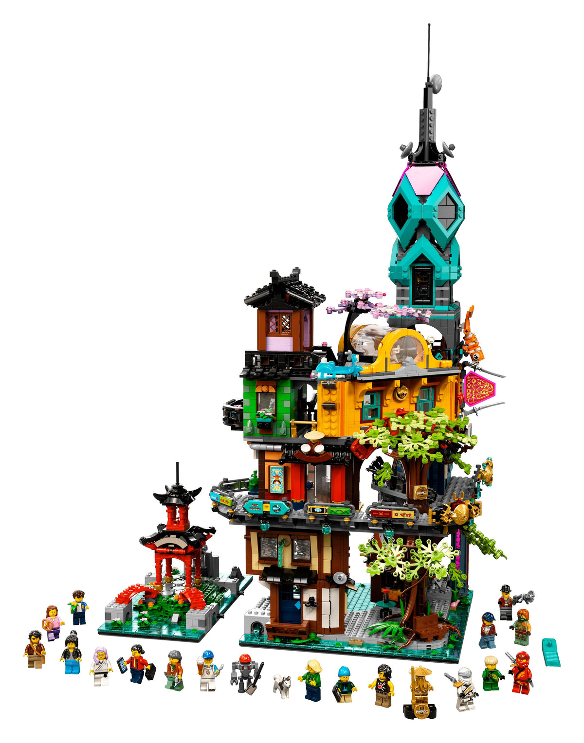 71741 NINJAGO City Gardens product image 2, provided for visual reference and product detail review