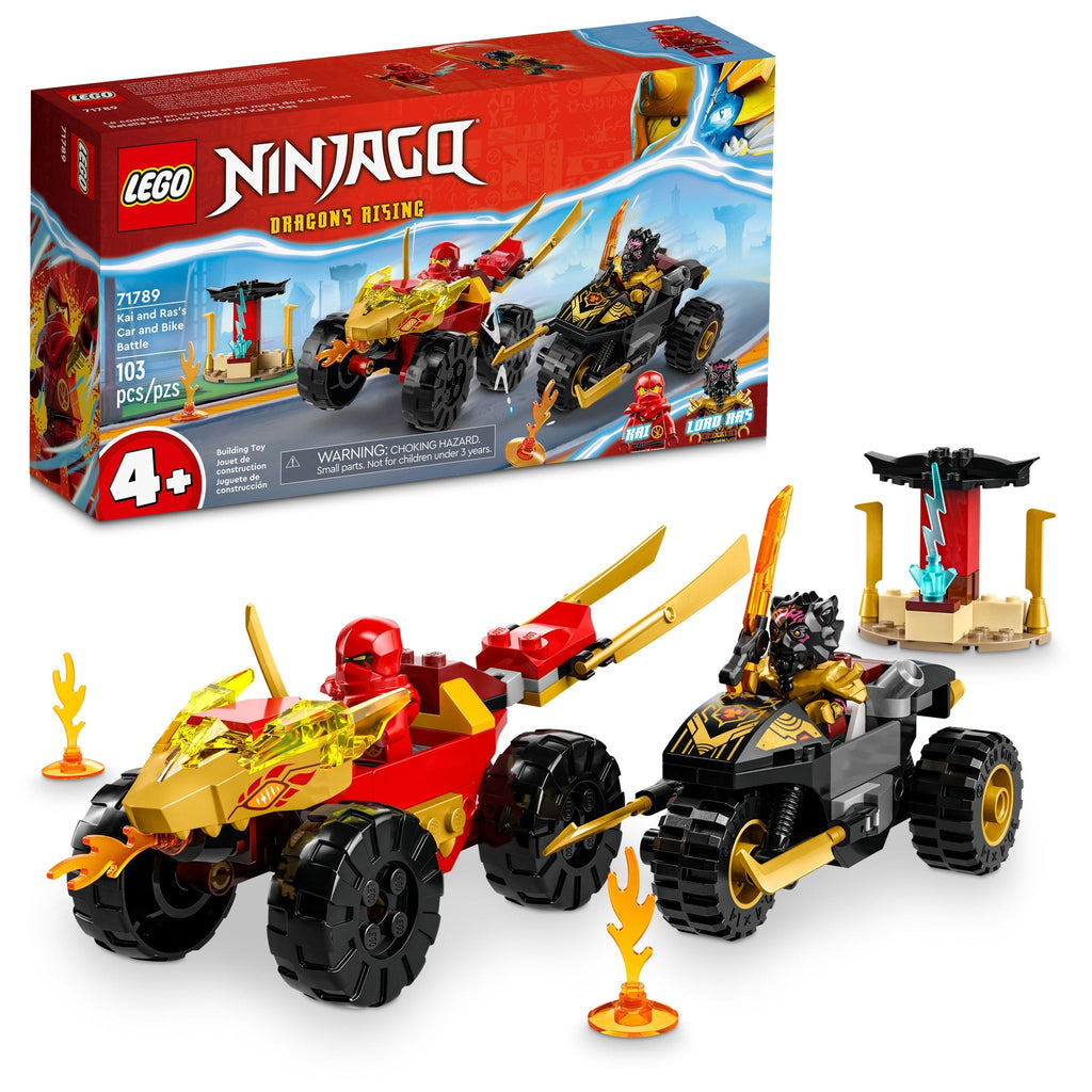 71789 Kai and Ras's Car and Bike Battle product image 1, provided for visual reference and product detail review