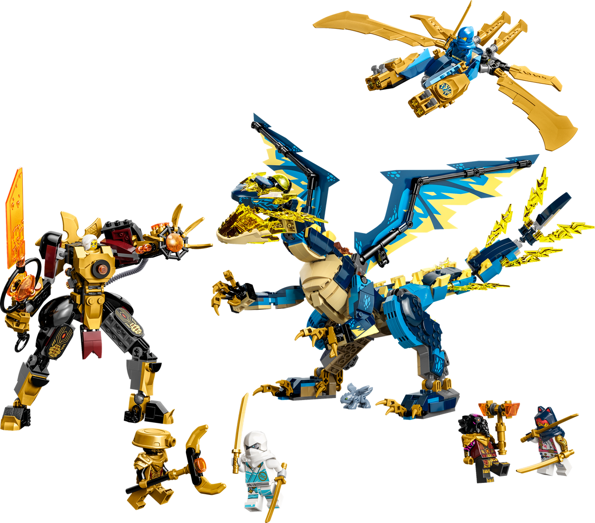 71796 Elemental Dragon vs. The Empress Mech product image 3, provided for visual reference and product detail review