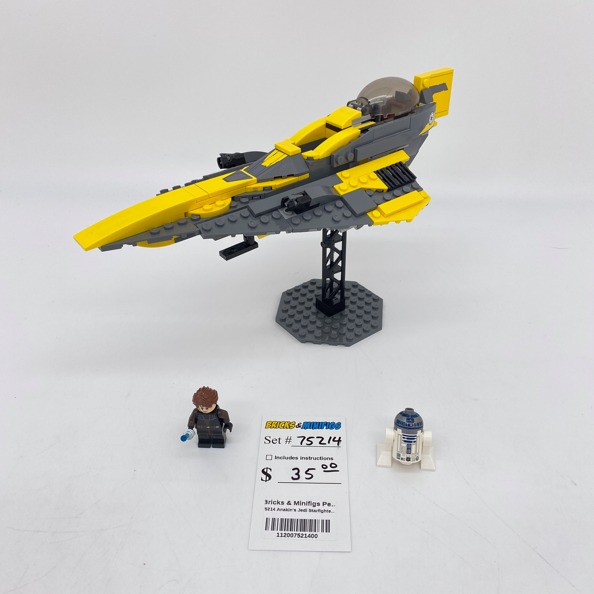 75214 Anakin's Jedi Starfighter (U) product image 1, provided for visual reference and product detail review