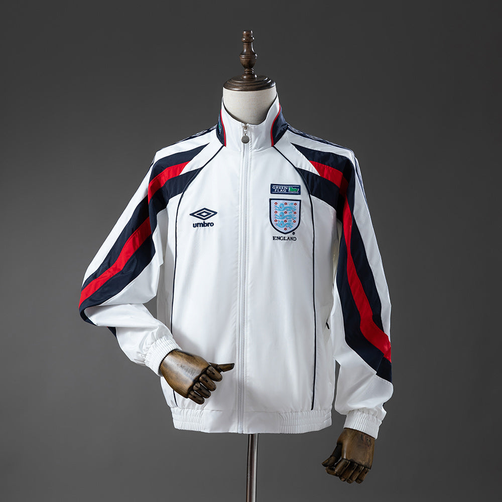 England Windbreaker 1998 Retro Football Soccer Jacket product image 1