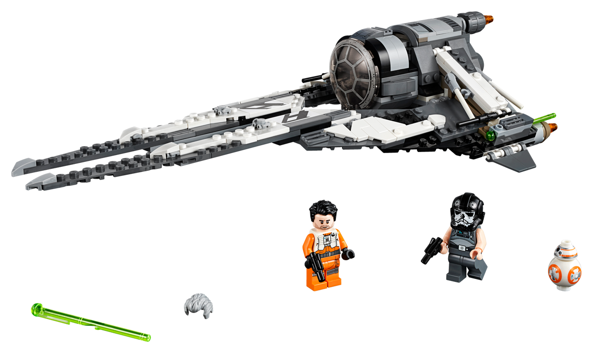 75242 Black Ace TIE Interceptor product image 3, provided for visual reference and product detail review