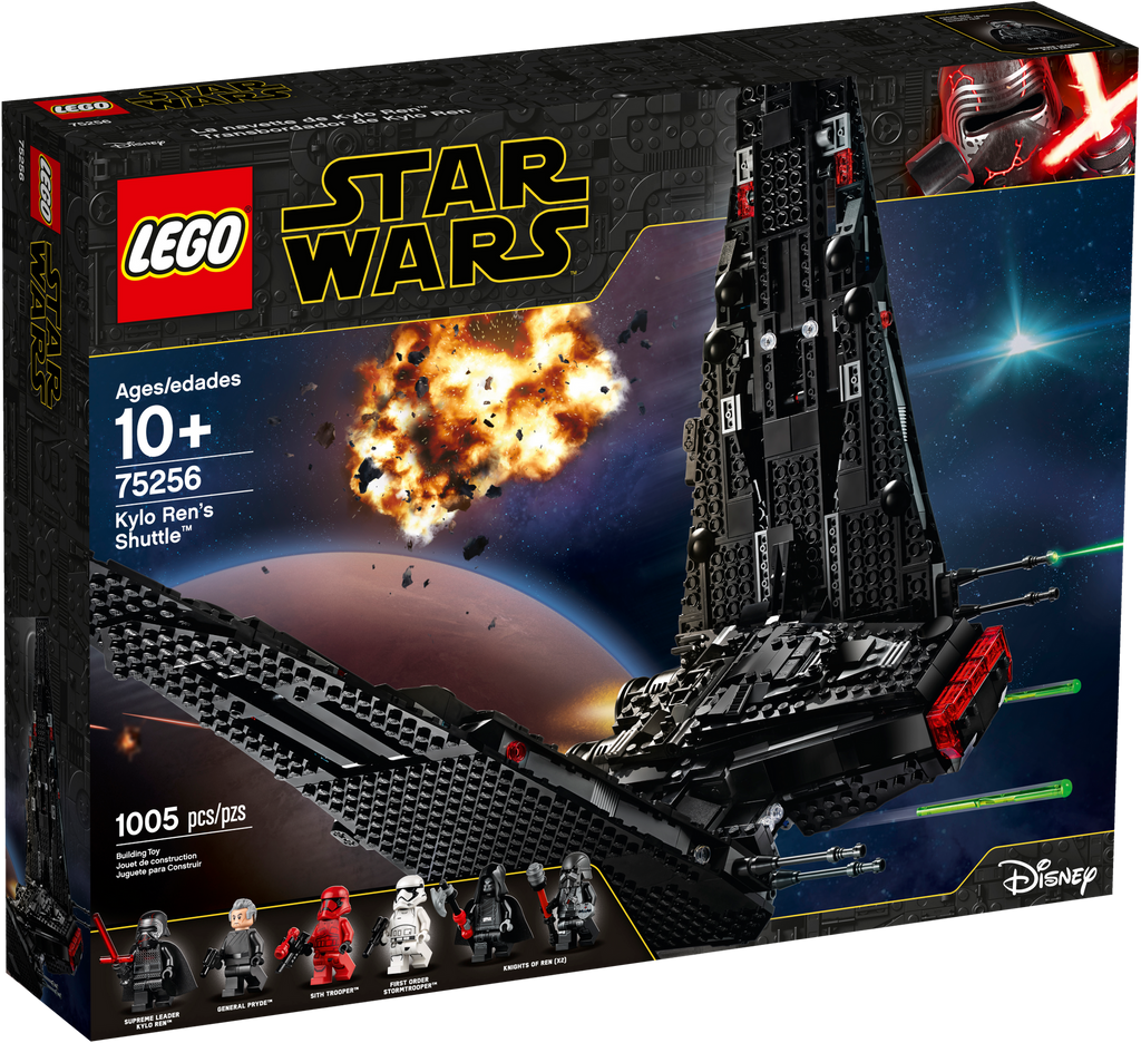 75256 Kylo Ren's Shuttle product image 2, provided for visual reference and product detail review