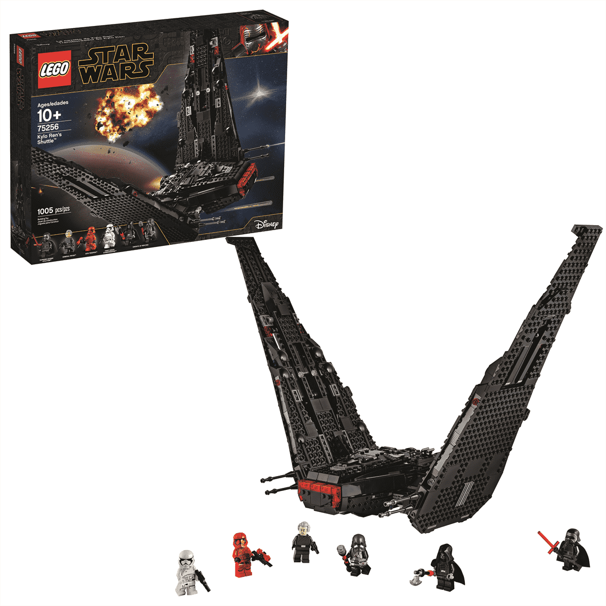 75256 Kylo Ren's Shuttle product image 1, provided for visual reference and product detail review