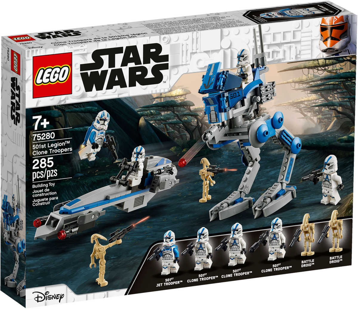 75280 501st Legion Clone Troopers product image 1, provided for visual reference and product detail review