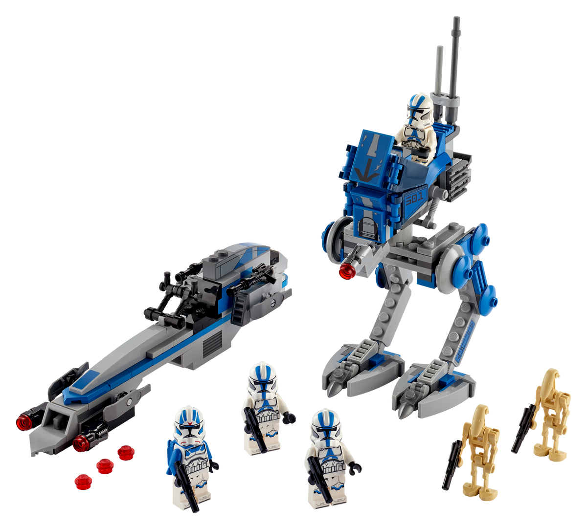 75280 501st Legion Clone Troopers product image 3, provided for visual reference and product detail review