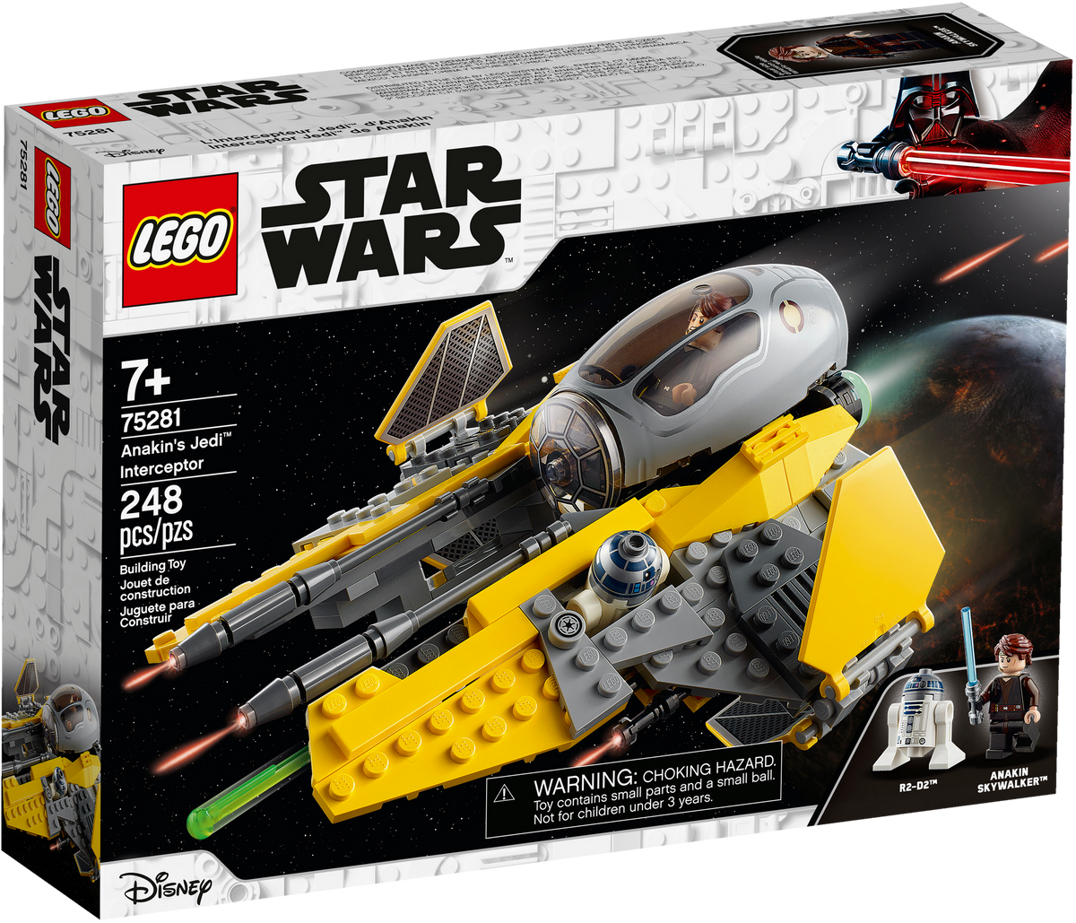 75281 Anakin's Jedi Interceptor product image 2, provided for visual reference and product detail review