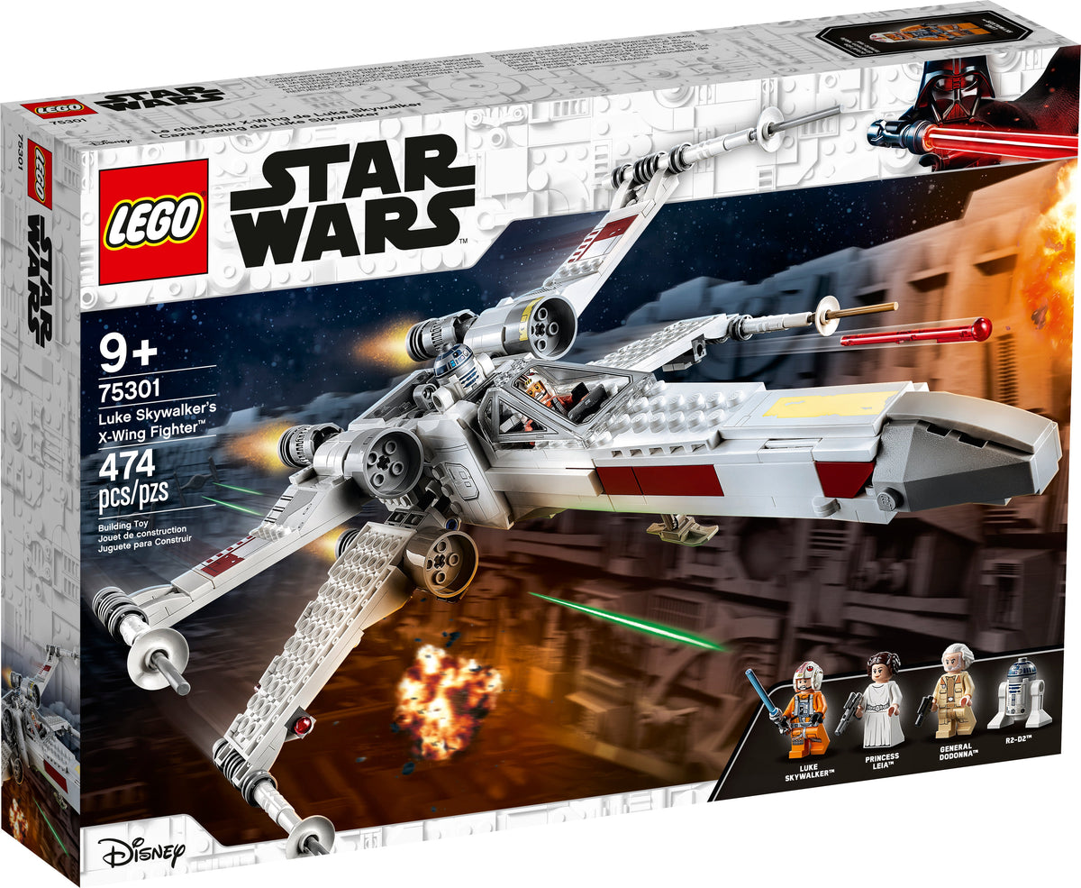 75301 Luke Skywalker's X-Wing Fighter™ product image 1, provided for visual reference and product detail review