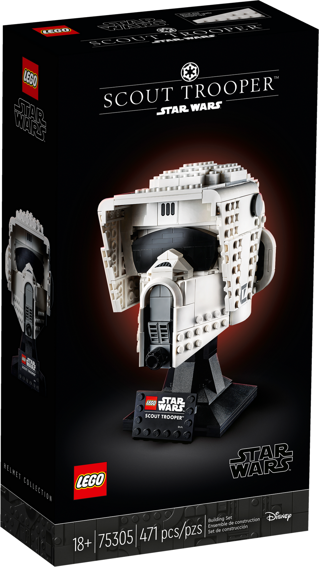 75305 Scout Trooper Helmet product image 1, provided for visual reference and product detail review