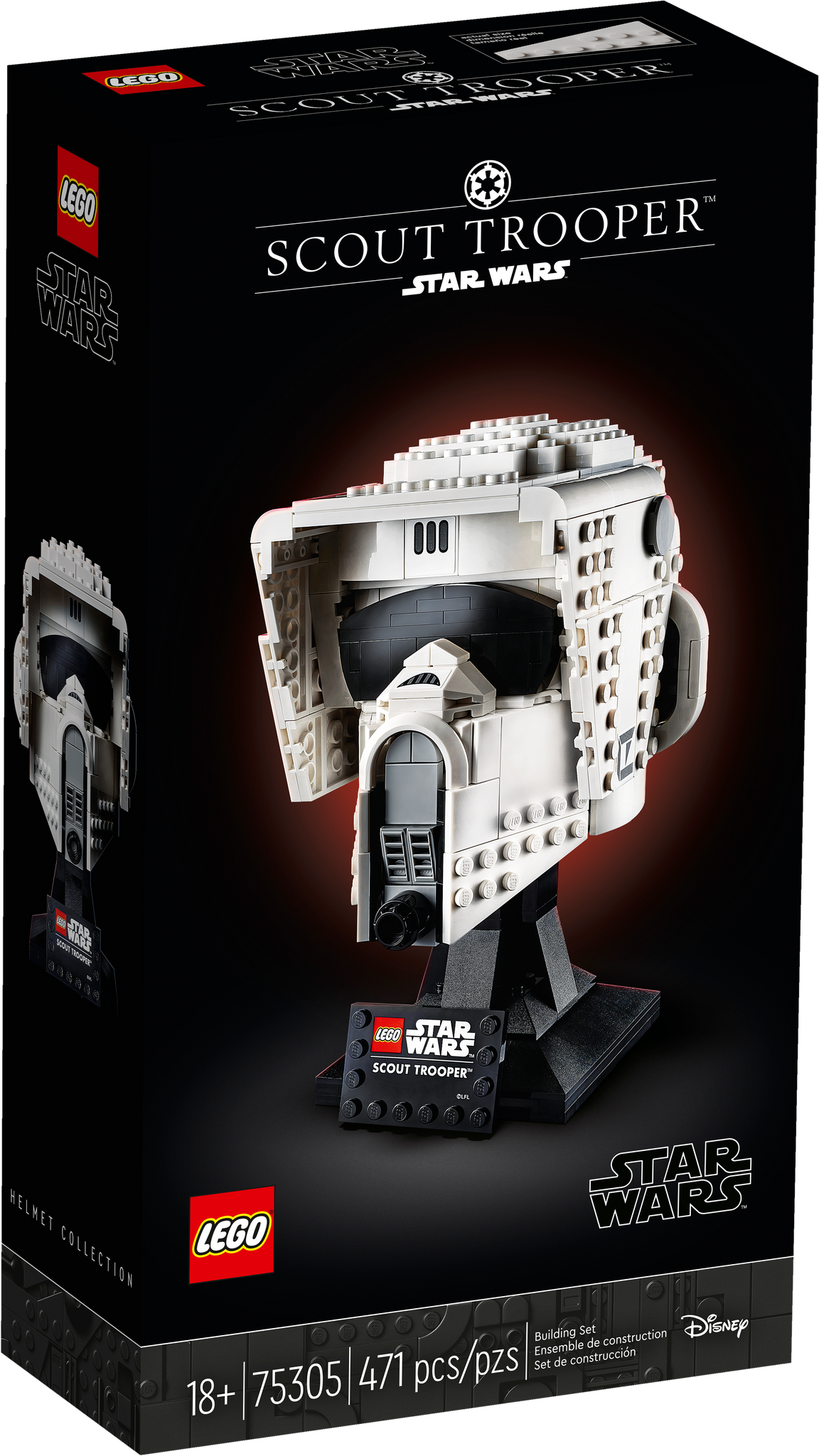75305 Scout Trooper Helmet product image 1, provided for visual reference and product detail review